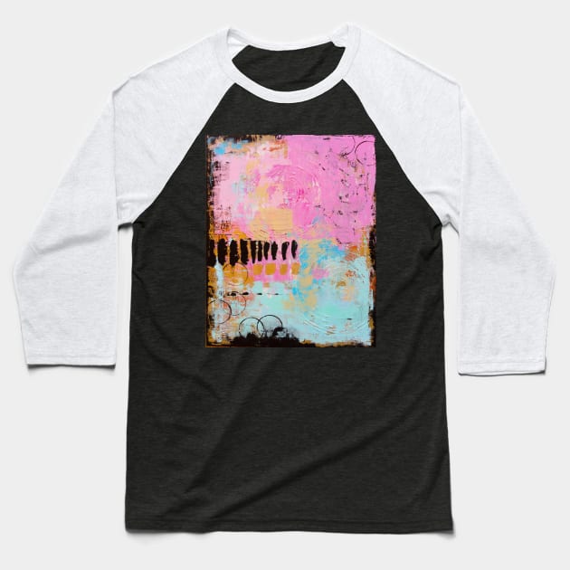 Abstract Art Digital Modern painting  Women And Men Tshirt Cases Iphone Baseball T-Shirt by generationplanete